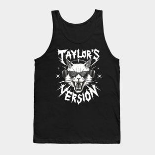 death metal taylors cat version Tank Top